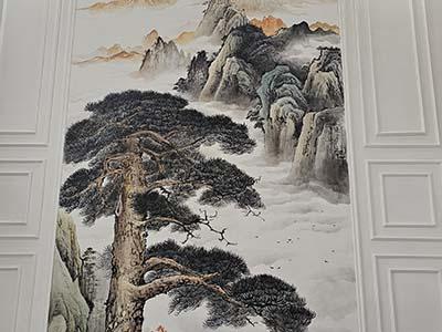 合肥市滨湖棠溪人家别墅墙绘